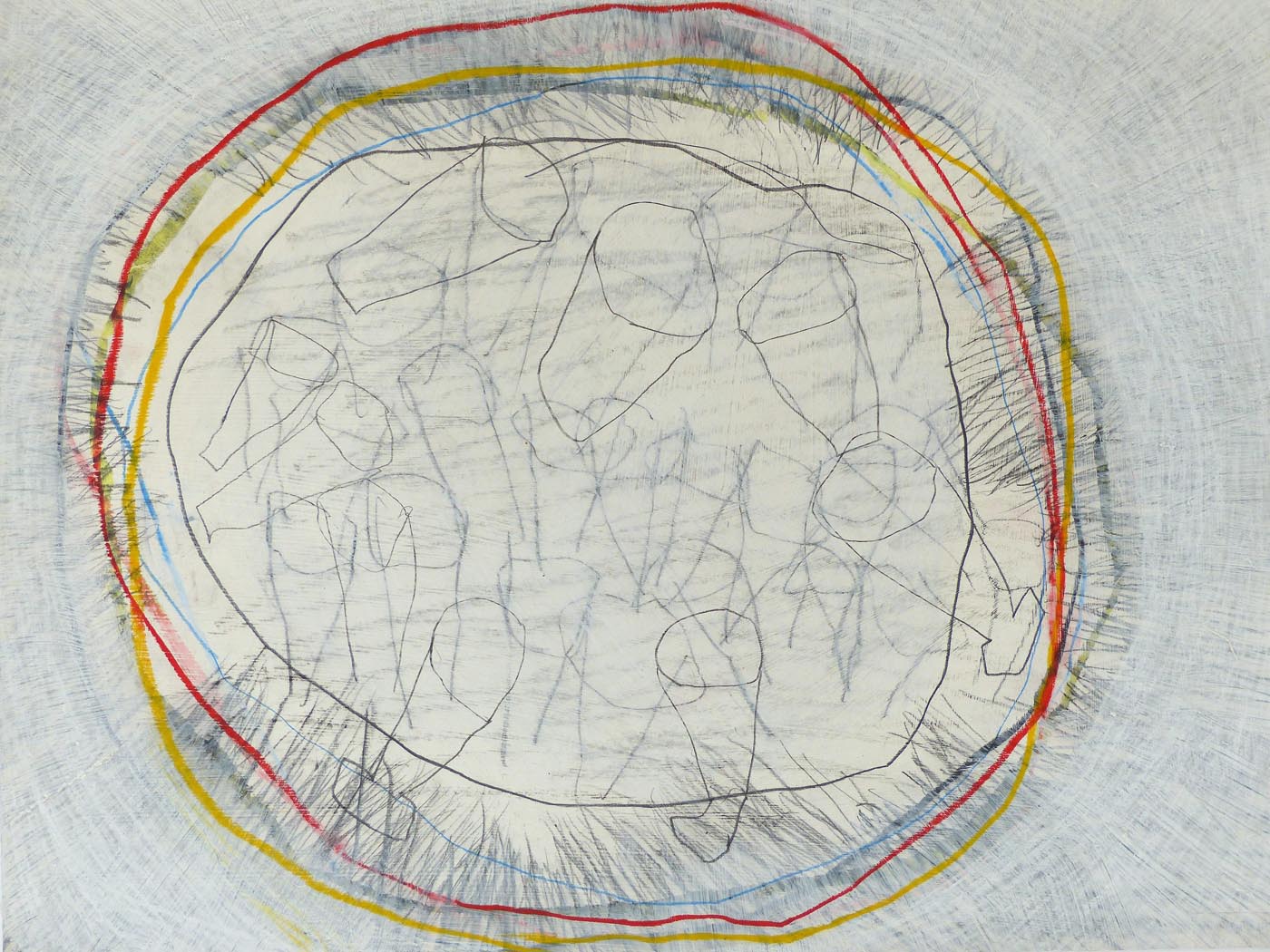 2020, Hallig, 30 cm x 40 cm, Zeichnung auf Papier